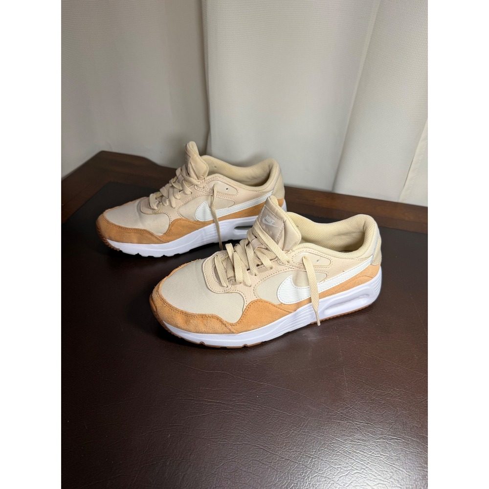 Nike Air Max SC Sesame Bronzine White Women Sneaker CW4554-119 US 10